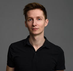 handsome young man portrait