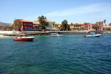 Obraz premium Ile de Goree Island, one of the earliest European settlements in Western Africa, Dakar, Senegal