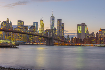 Fototapeta na wymiar Brooklyn Bridge, New York, USA