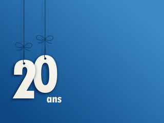Icône Vecteur 20 ANS