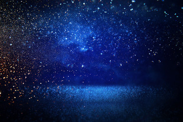 Obraz premium tło vintage światła świecidełka. nieostre