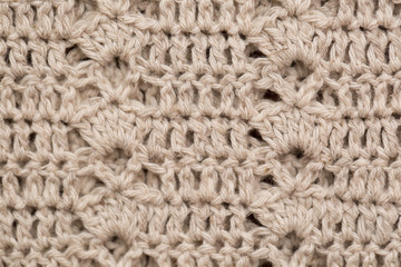 knitted fabric background texture white