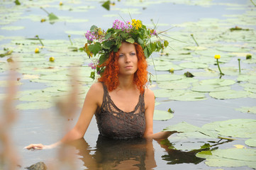 Mermaid in the water