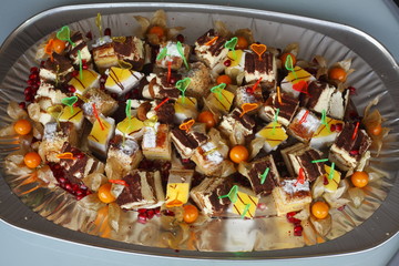 Partyspiesschen, Fingerfood