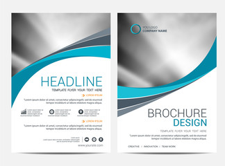 Brochure template flyer background for business design