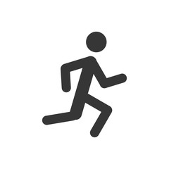 Fototapeta na wymiar running man illustration