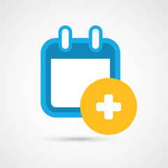 Vector Calendar Icon - add 