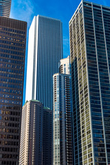 Obraz na płótnie Canvas Corporate buildings and skyscrapers