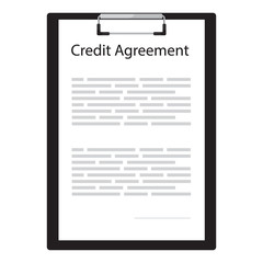 Credit contract concept