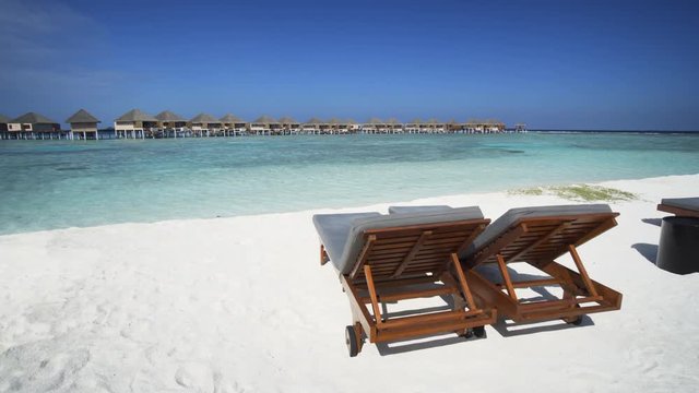 Private Bungalows at a Luxury Resort on Vaadhoo Island, Maldives