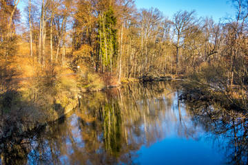 Dämmerung an der winterlichen Würm