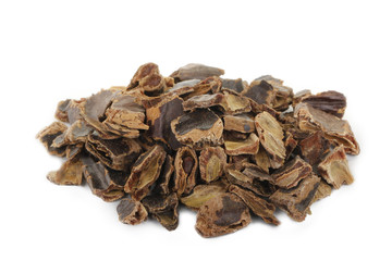 dried carob isolated