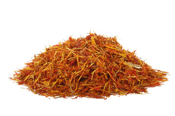 Fototapeta premium heap of saffron isolated