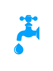 Water faucet with drop