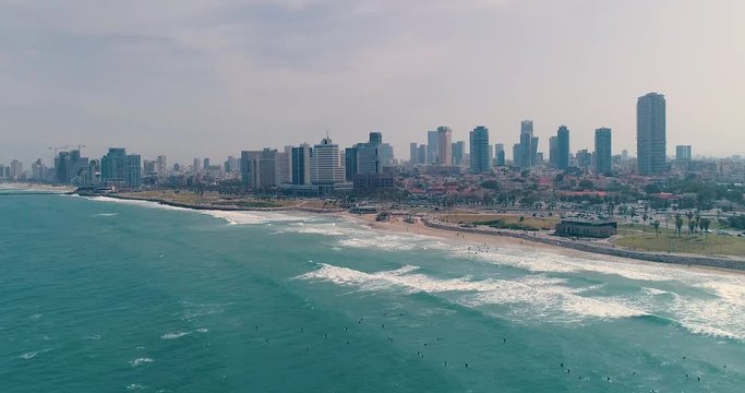  tel aviv hotels on the coastline.