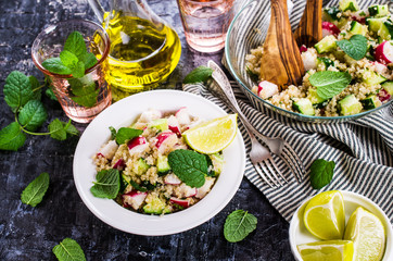 Salad of quinoa