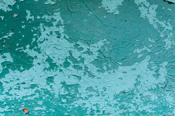 Old painted wall texture green color