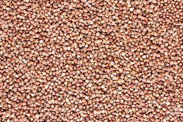 buckwheat grains background