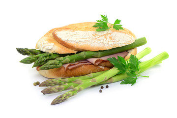 Spargel Brötchen