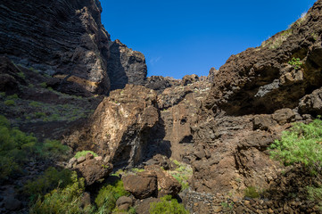 Masca trekking rocks, Tenerife