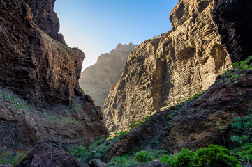 Evening at Masca rocks, Tenerife