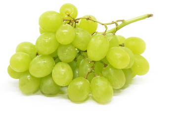 Fresh green grapes