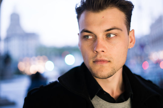 Portrait of young man