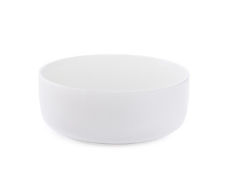 empty white bowl  on white background
