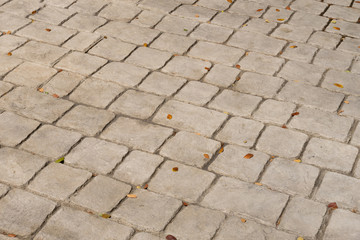 Stamp concrete texture pattern and background.