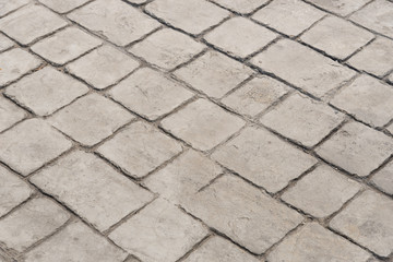 Stamp concrete texture pattern and background.