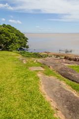 Fototapeta na wymiar Guaiba lake landscape