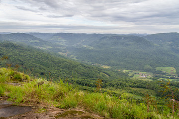 Fototapeta na wymiar Morro do Gaucho mountain landscape