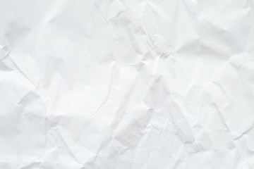 Crumpled blank paper texture, background