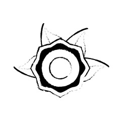 flower decoration ornament sketch vector illustration eps 10