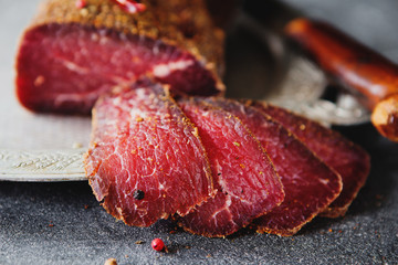 Cured beef