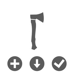 ax icon stock vector illustration flat design