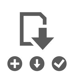 download icon stock vector illustration flat design