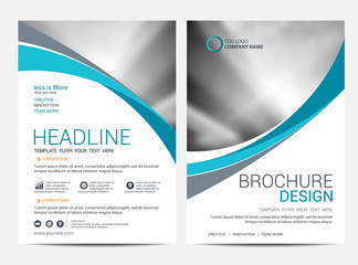 Brochure template flyer background for business design