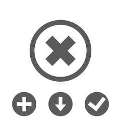 delete icon stock vector illustration flat design