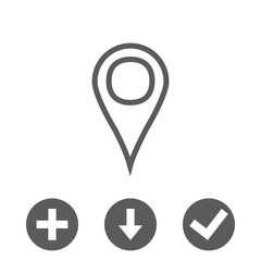 navigation icon stock vector illustration flat design