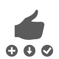 stock vector thumbs up icon vector like icon social network vector icon for app web site etc