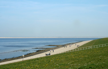 The wadden sea in Huisduinen