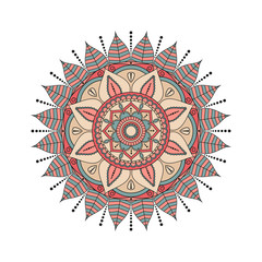 Flower Mandalas. Vintage decorative elements. Oriental pattern, vector illustration. Islam, Arabic, Indian, turkish, pakistan, chinese, ottoman motifs