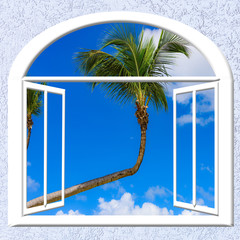 open window to the sea