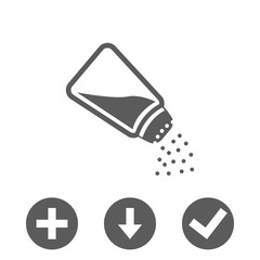 Salt icon  stock vector illustration flat design