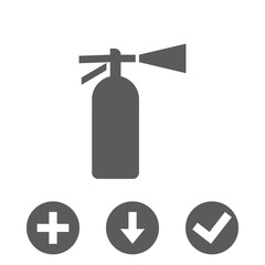  extinguisher icon  stock vector illustration flat design