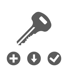key icon stock vector illustration flat design