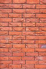 Red brick wall background
