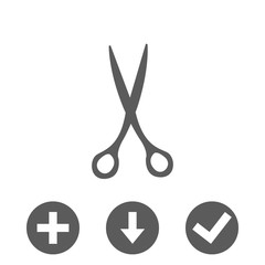 scissors icon stock vector illustration flat design
