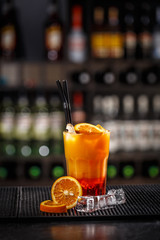 Fresh orange cocktail